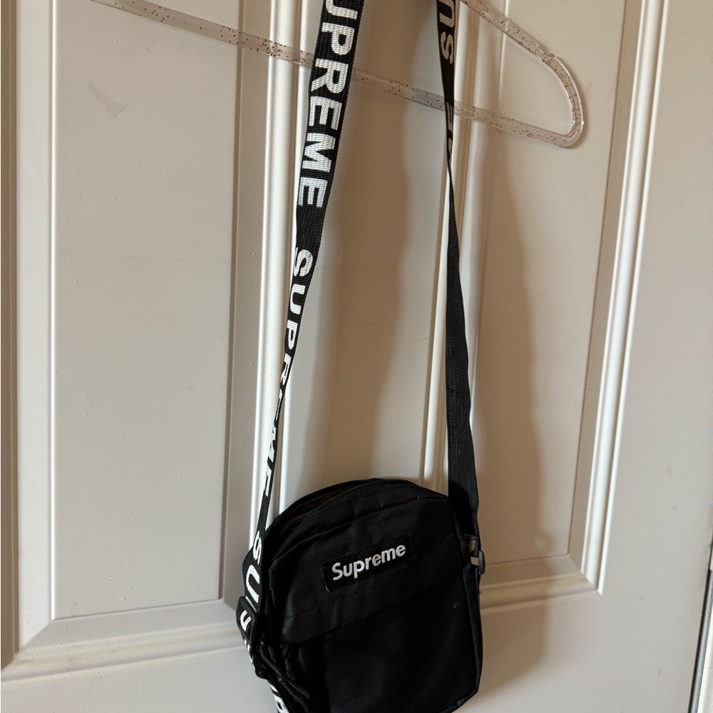 Supreme Black Crossbody Bag